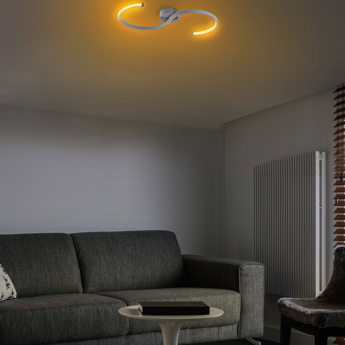 Opviq Lámpara de araña Gris con LED 16W Opviq Lámpara de araña Gris con LED 16W